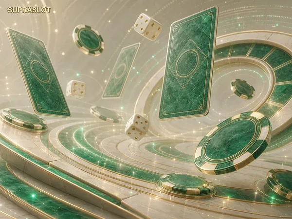 Gambar beranda supraslot yang menampilkan pilihan game